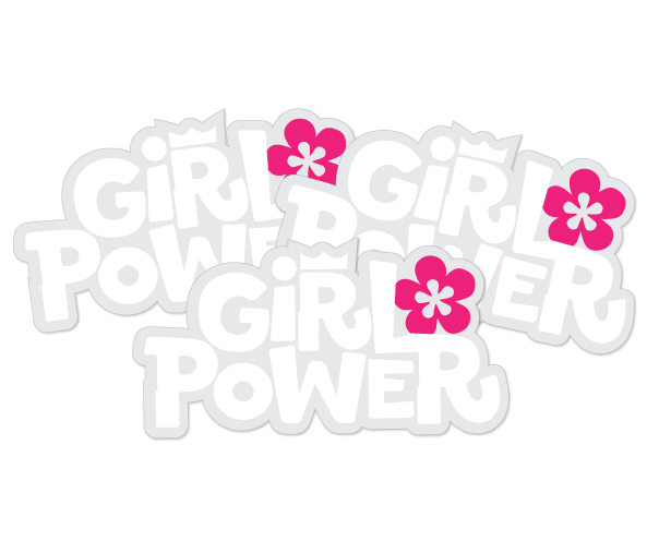 Girl Power Vinyl Sticker
